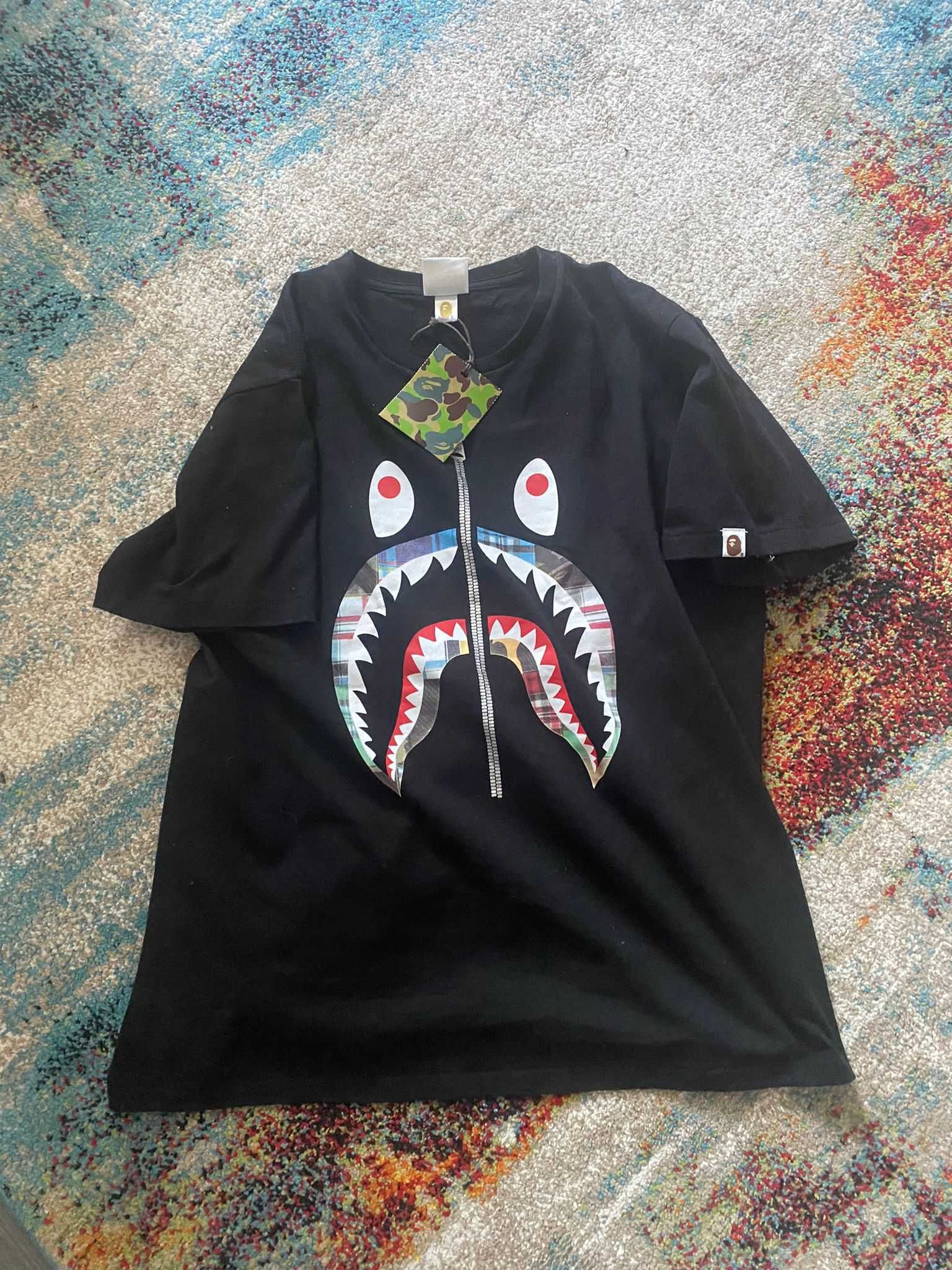 Tricou A Bathing Ape BAPE Shark zipper