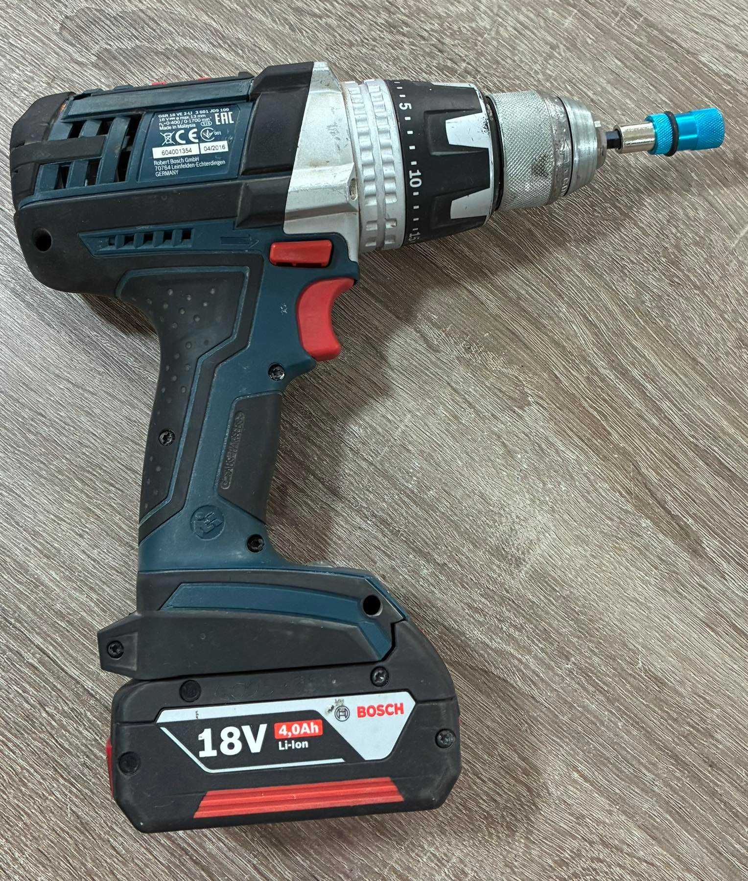 Акумулаторен винтоверт BOSCH GSR 18 VE-2-LI
