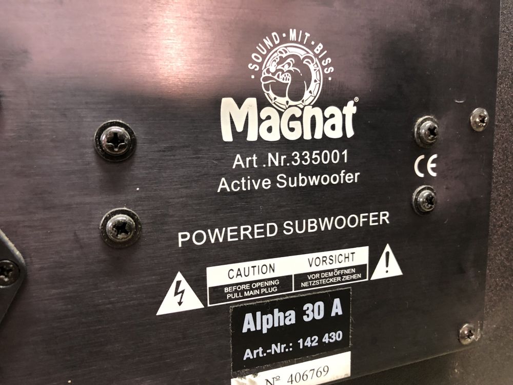 12” Magnat Subwoofer