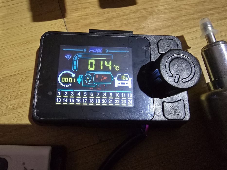 Sirocou 5kw 12v 24v nou Încălzitor motorină tip webasto aluminiu