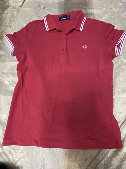 Поло красное, fred perry