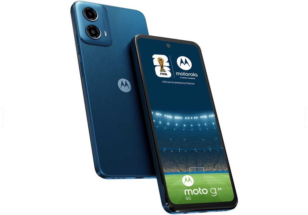 Нов, запечатан Motorola G34, 128GB, 8GB RAM, 5G