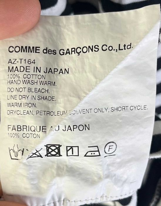 Comme Des Garcons Striped Long Sleeve T-Shirt Мъжка Блуза