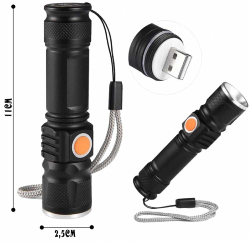 Фенер Cree BL-515 зареждаем с USB -T6cree