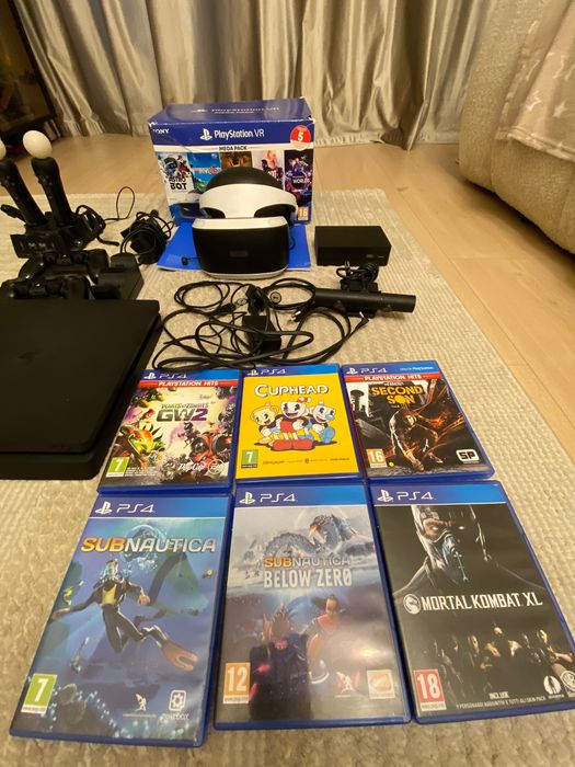 PS 4 1 TB slim +VR + joystik