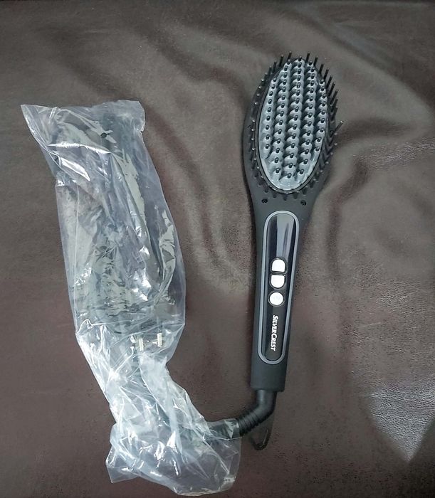 Placa de par și perie 2in1