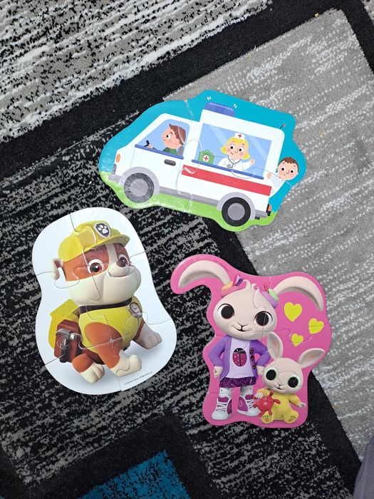 Puzzele cu piese mari 1-3 ani