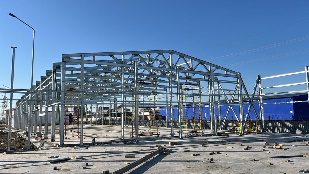 ЛСТК собственное производство, строим ангары, здания и.т.д. Под ключ.