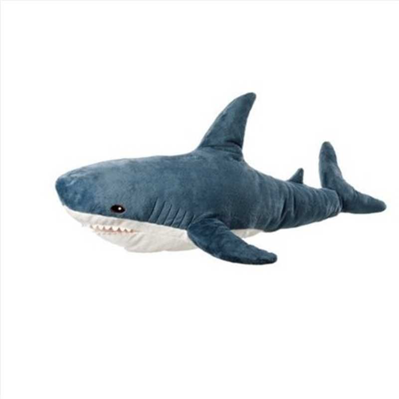 Мягкая игрушка акула синяя 100 см