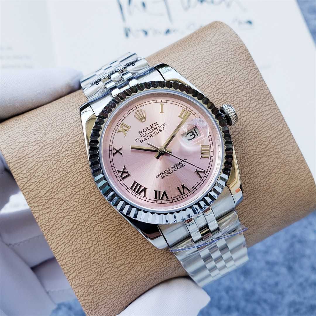 Дамски часовник Rolex Lady-Datejust Pink Roman с автоматичен механизъм