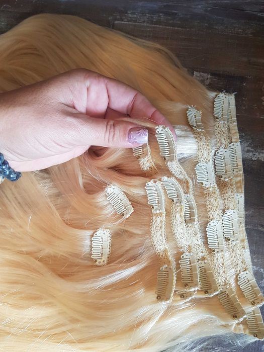 Индийска коса Remy. 200гр. 51см дължина.