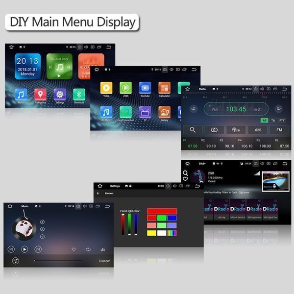 FIAT DOBLO 2010-2015/OPEL COMBO 2011-2017 - 7'' АНДРОИД НАВИГАЦИЯ,6550