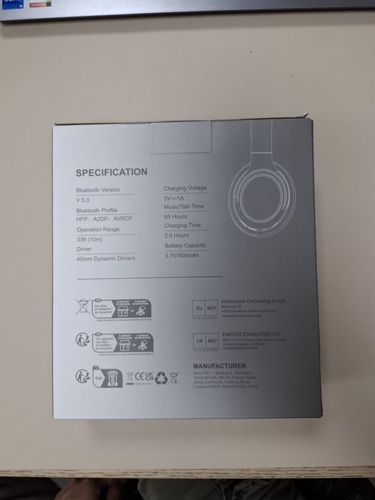 Casti Stereo Wireless Over-Ear