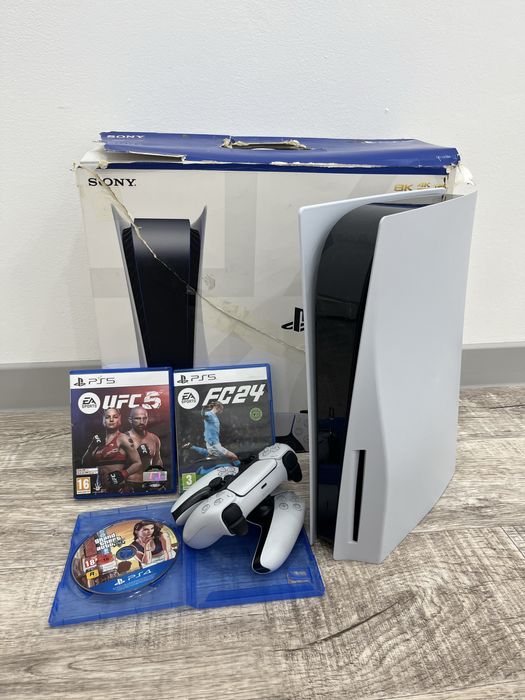 Ps5 с дисководом с играми