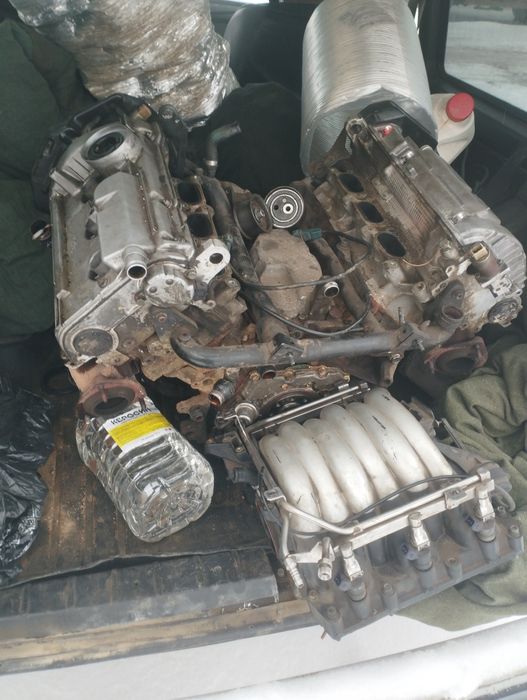 Двигатель от Ауди А 6 капля 2,4 обеьм автомат30 клапан автомат