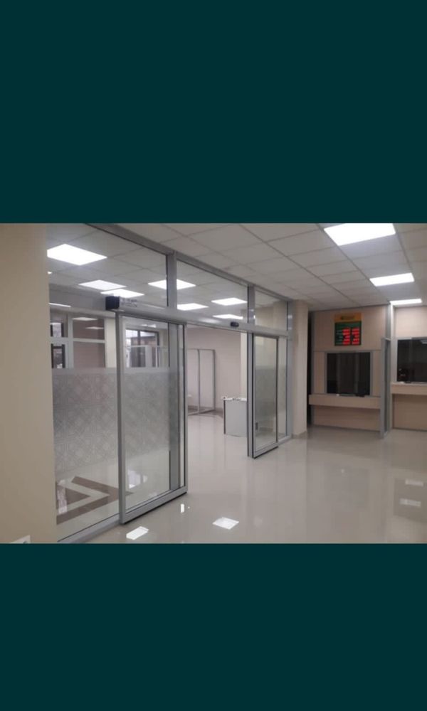 Перегородки Офисные Алюминиевый Окна Двери Витражи Алматы