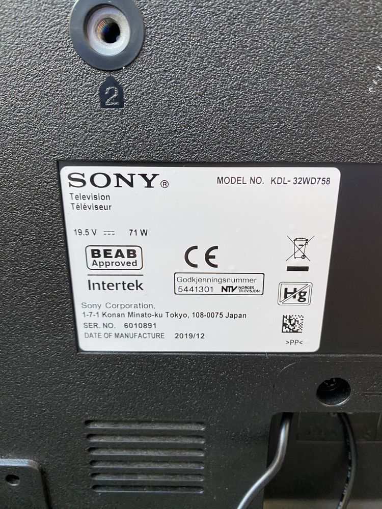 Телевизор Sony 32