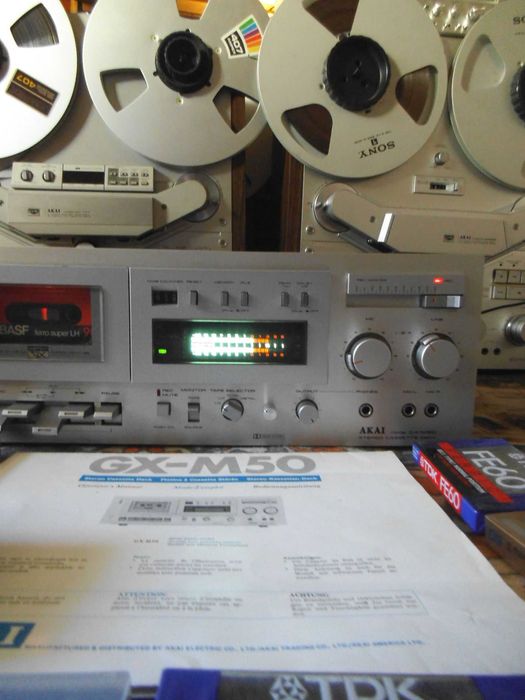 AKAI GX-M50  3-Head Super GX Stereo Cassette Deck