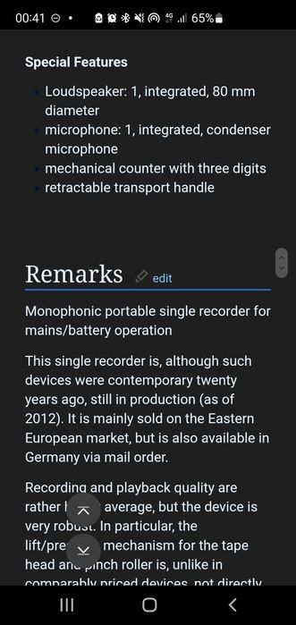 Panasonic RQ-2755 recorder