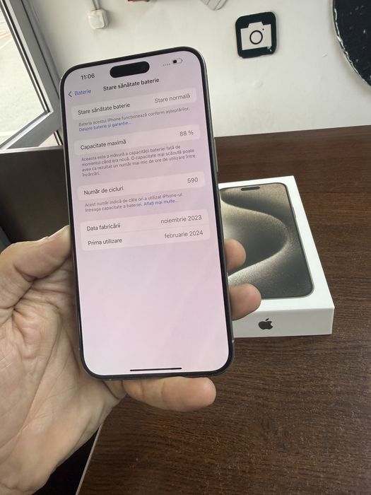 Vand Iphone 15 Pro Max 256Gb Full box