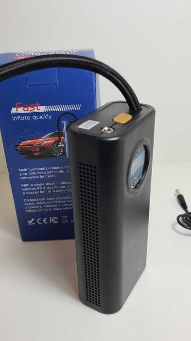 Compresor auto digital wireless  / pompa aer portabil baterie 3600mAh
