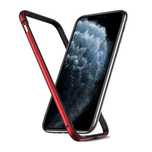 Husa / Bumper aluminiu + rama silicon pt iPhone XR / 11 Pro