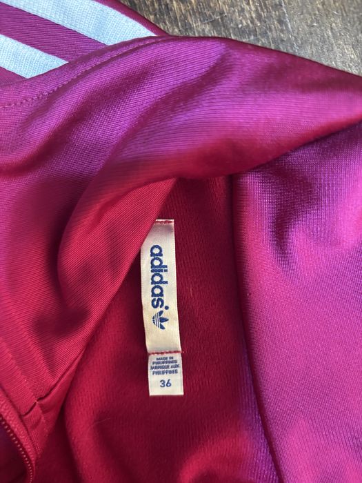 y2k розов adidas суичер