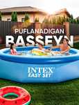 Intex Basseynlar barcha razmerlarda mavjud