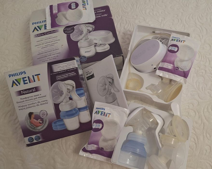 Set 2 pompe de san : electrică și manuală