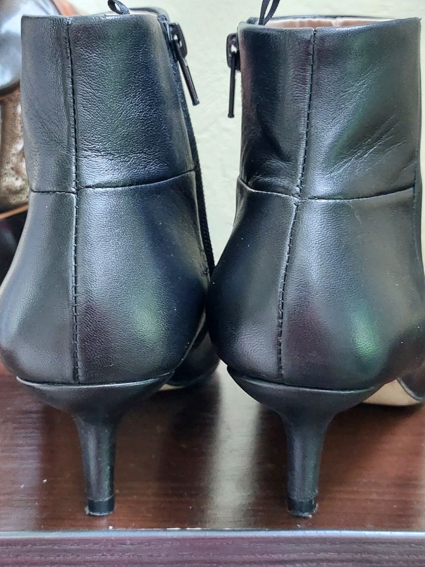 Кожаные ботинки демисезонная H&M размер 38-39
