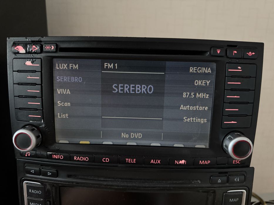 Магнитола туарег 1, WV - T5