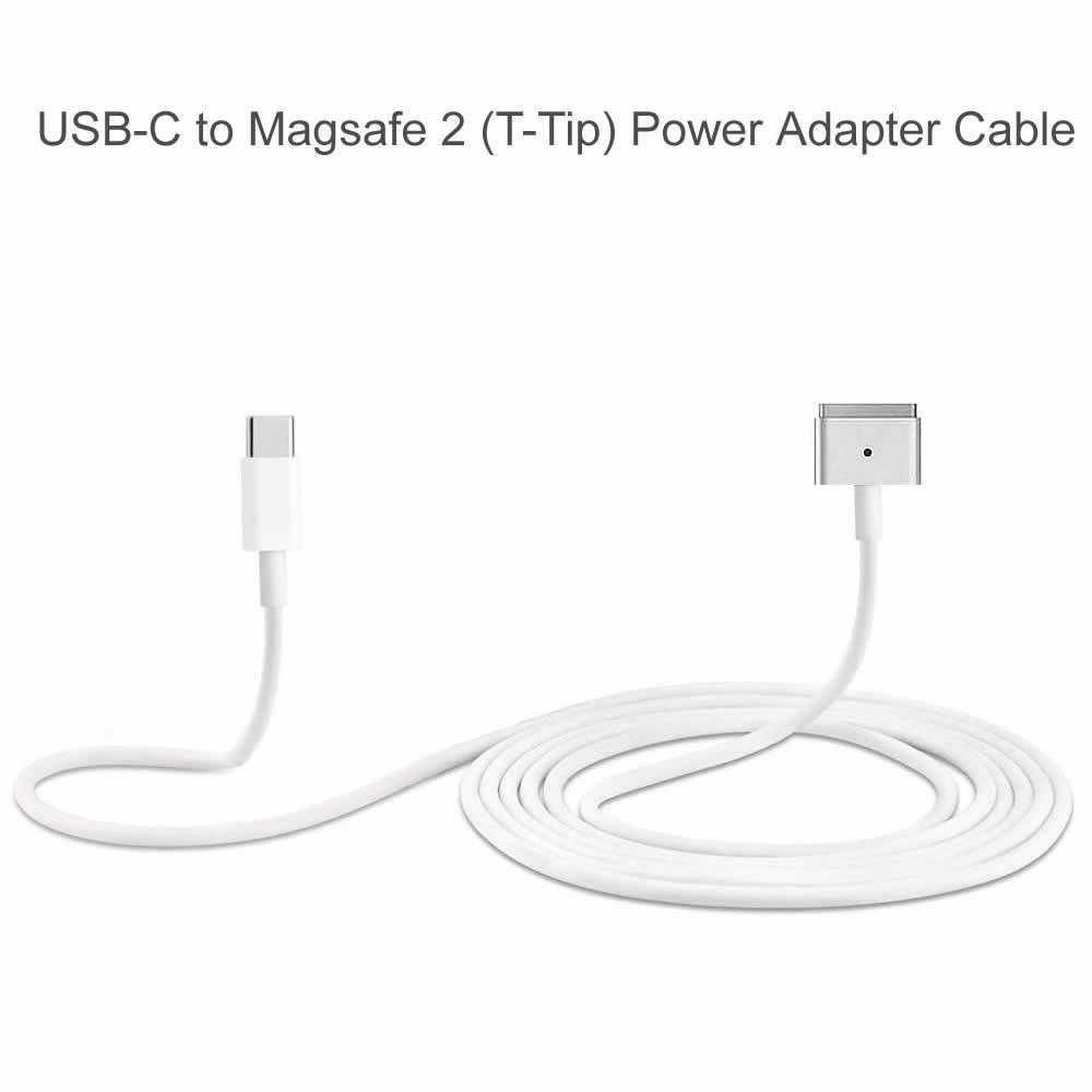 Cablu de alimentare magnetic compatibil USB-C la MagSafe 2 - 5 Pin