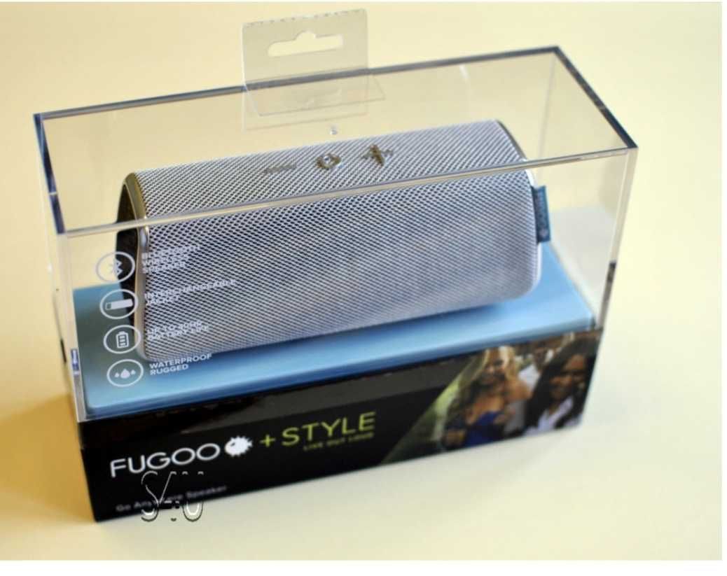 Fugoo style Bluetooth speaker.