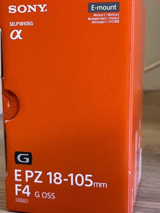 Sony SEL E PZ 18-105mm f/4 G OSS