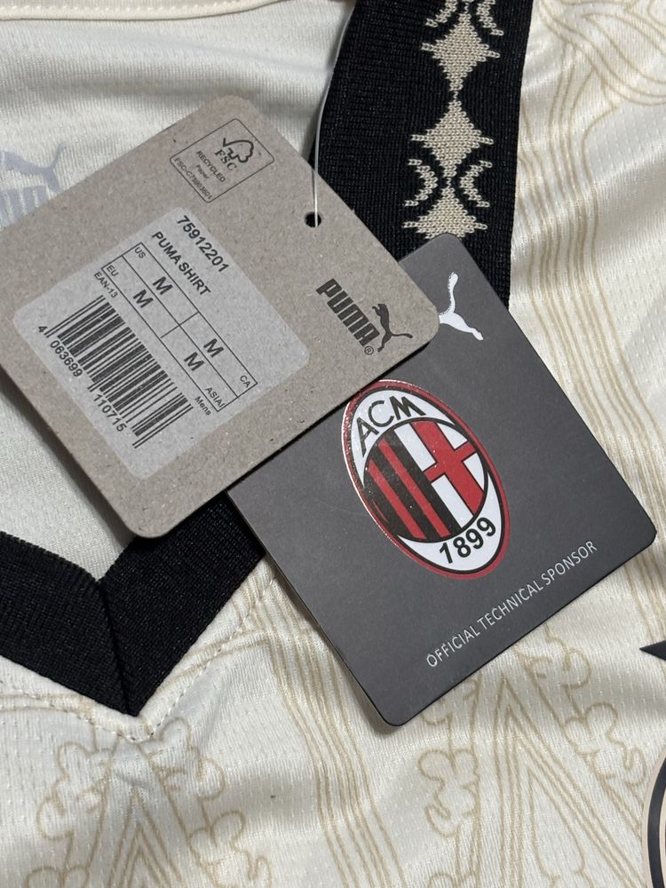 Tricou puma x pleasures x ac milan