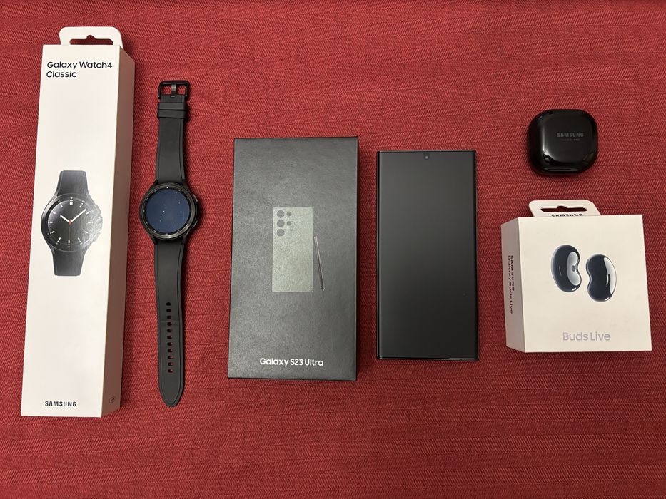 Продам Samsung Galaxy S23 Ultra + Galaxy Watch + Galaxy Buds