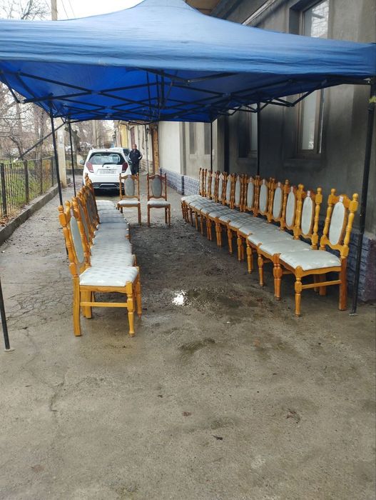 Prokat Stul Naves Zontik Prakatga beramiz dastavka bor Janaza Stul