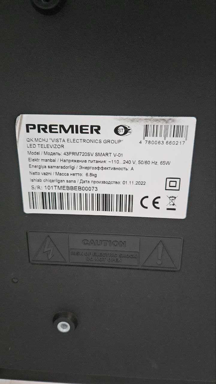 Premier 43PRM720SV smart led tv