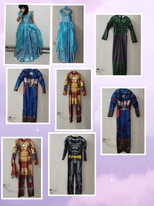 Прокат. Новогодние костюмы, тор, железный человек, пингвин,