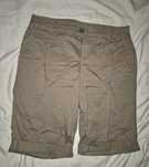 Pantaloni scurți crem, casual,  bumbac