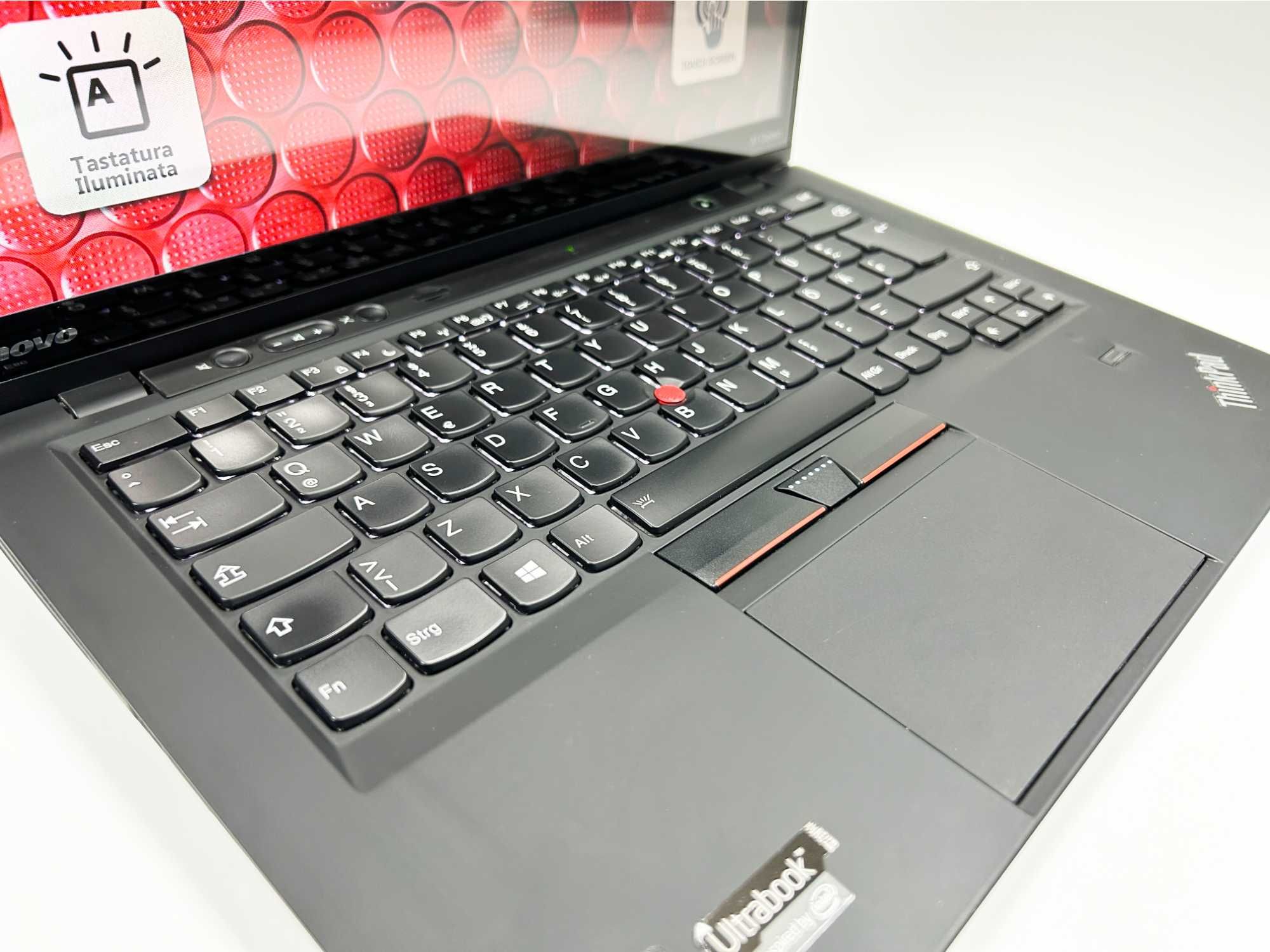 Laptop Lenovo X1 Carbon i7 8GB RAM 256 GB SSD touch ultraslim CA NOU