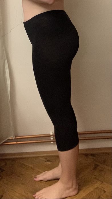 Colanți negri 3 sferturi