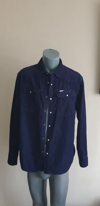 G - Star 3301  Slim Shirt Cotton Mens /  XL НОВО! ОРИГИНАЛ! Мъжка Риза