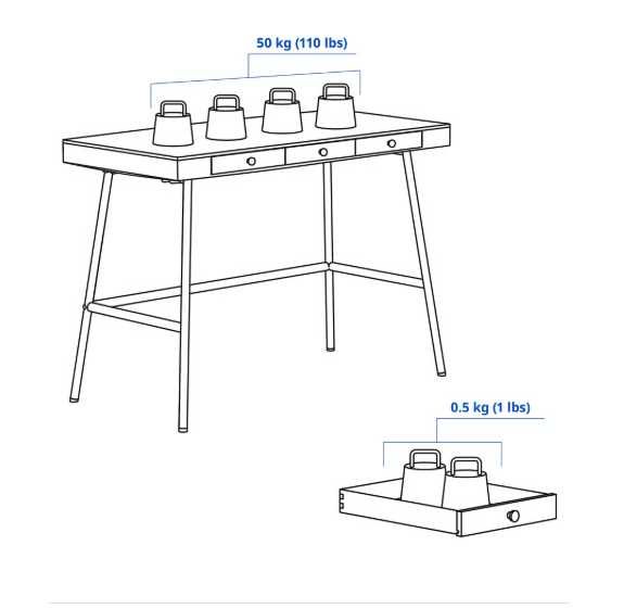Стилно бамбуково бюро IKEA LILLÅSEN – като ново