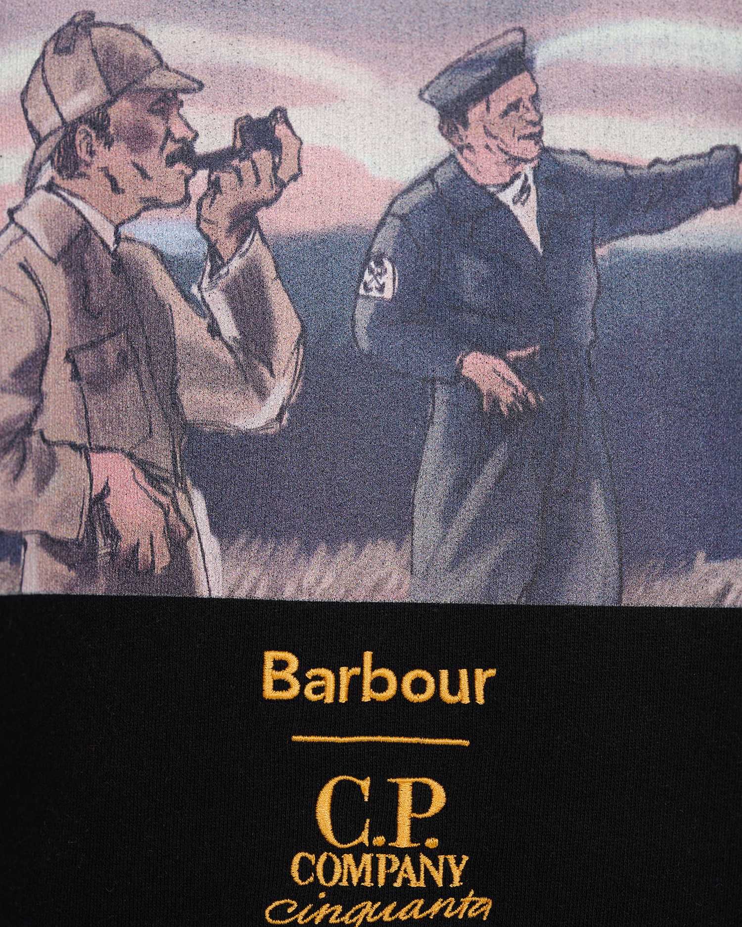 НОВ Barbour x C.P. Company Graphic Hoodie ОРИГИНАЛЕН мъжки суичър - М