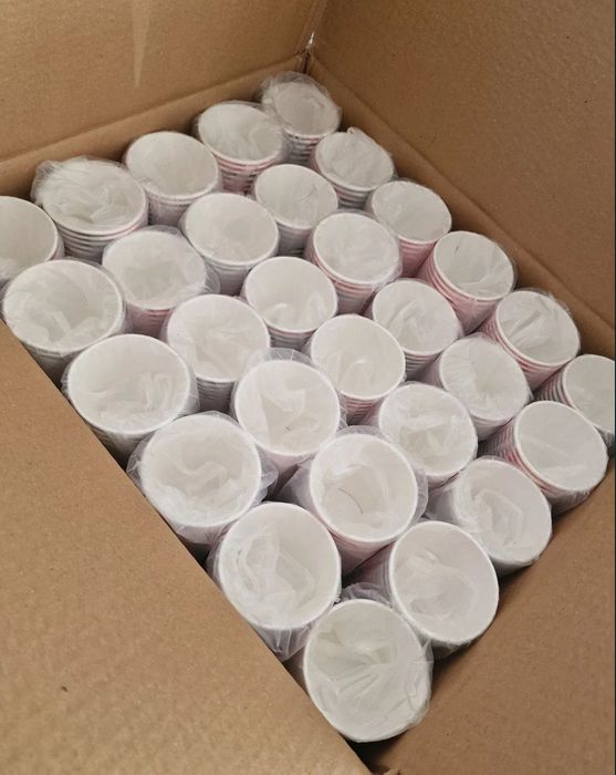 Картонени чаши - 7oz - 100броя в стек