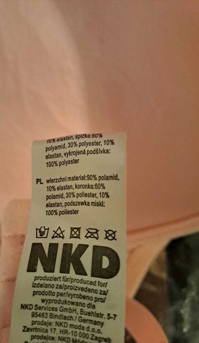 Sutien roz 90B NKD, culoare Roz,material Poliester, Elastan