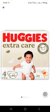 Pampers Huggies extra care nr 4