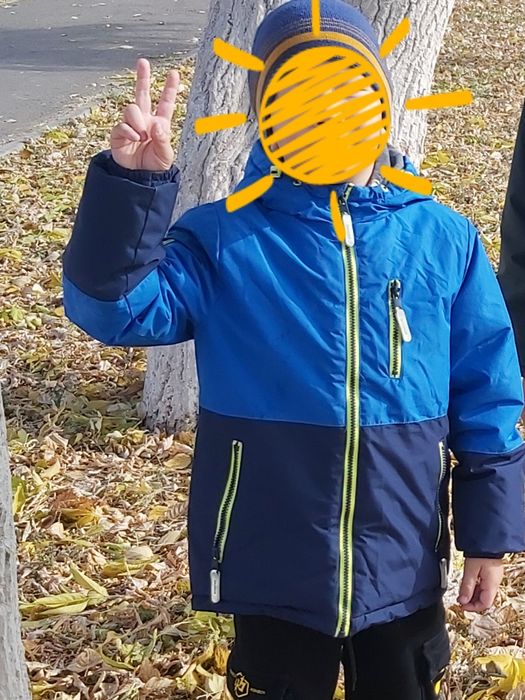 Осен куртка 122 рост и зим комбез 122 рост 6-7 возраст