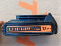 Baterie BLACK DECKER 18v lithium in stare buna